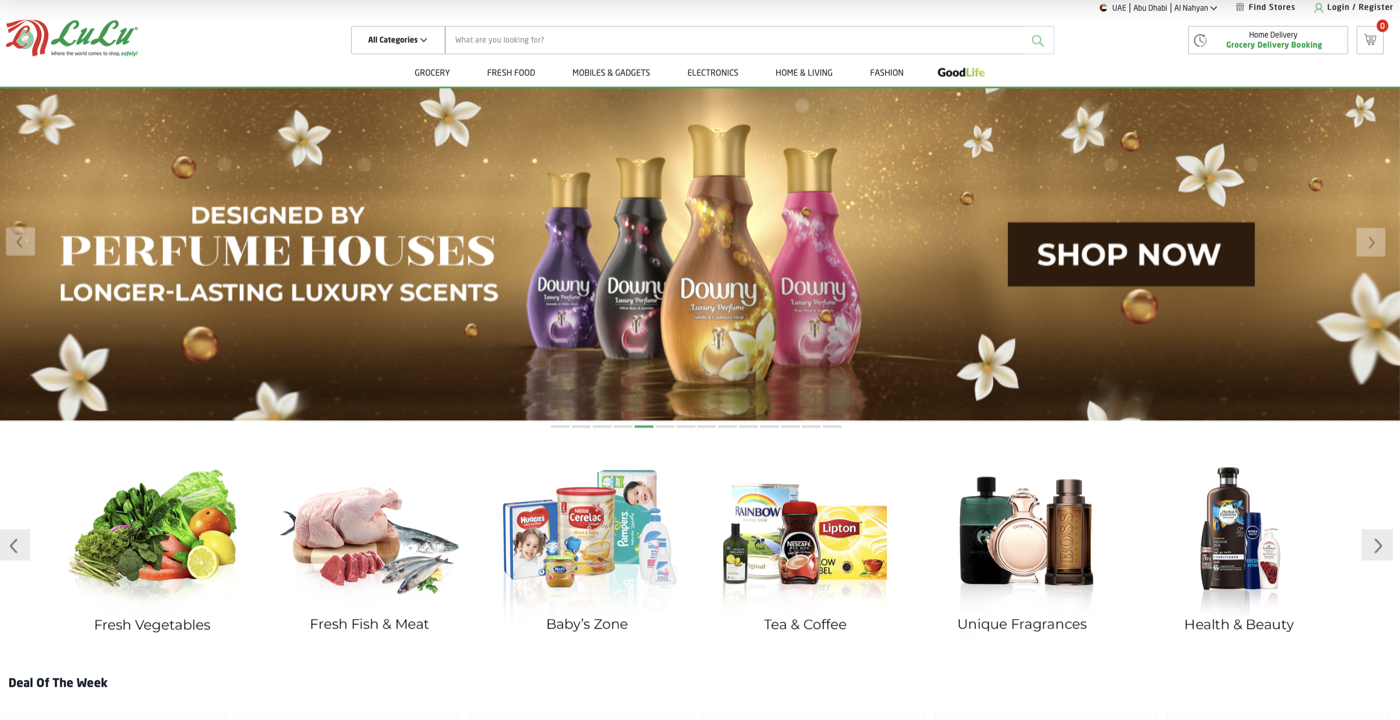 Lulu Hypermarkets project screenshot